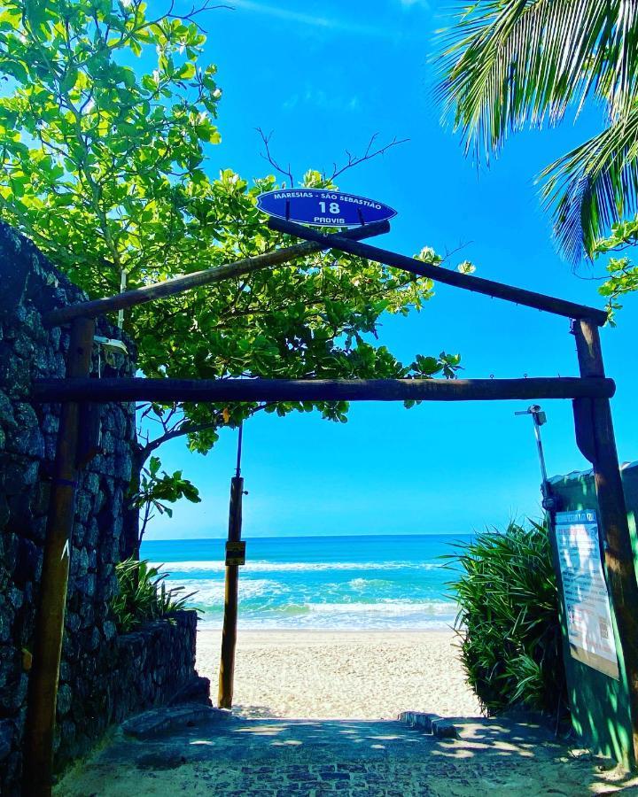 Maresias, Chale H29 Em Condominio De Frente A Entrada 18 Da Praia E Dentro Da Mata Atlantica Sao Sebastiao  Εξωτερικό φωτογραφία